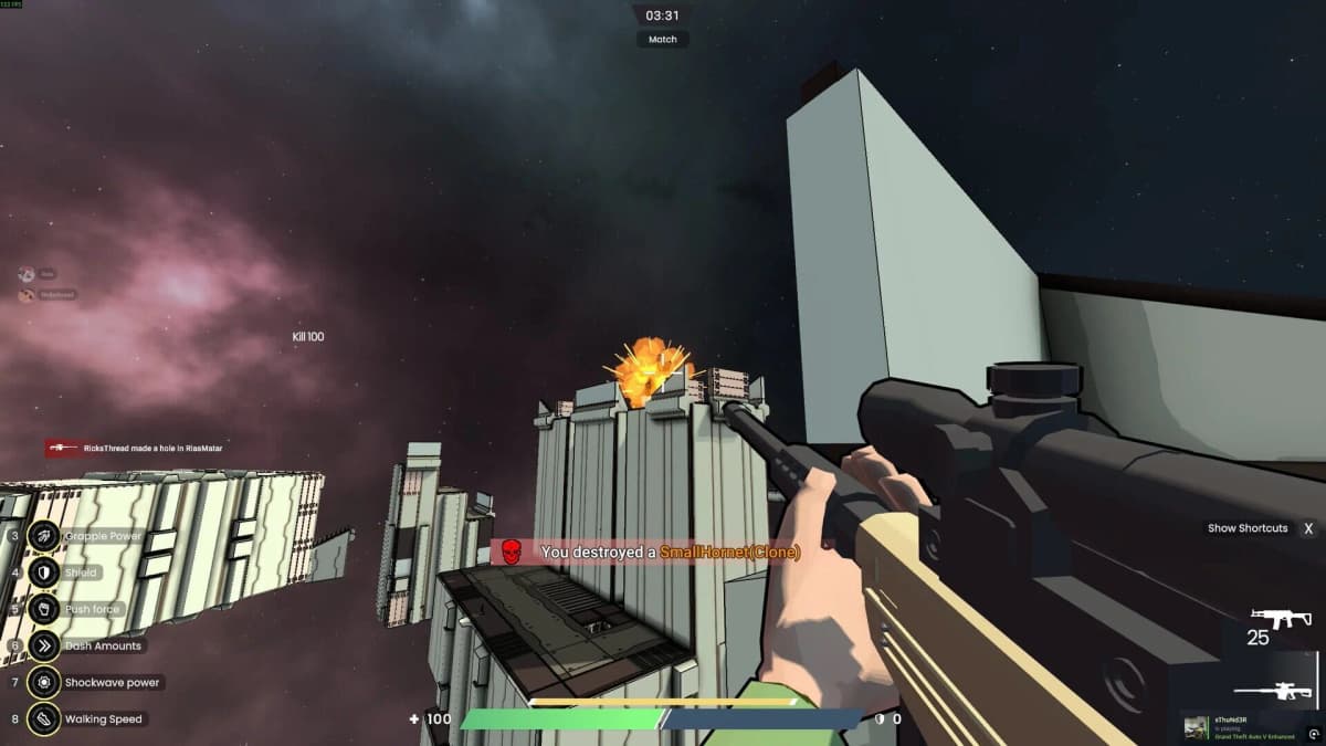 Screenshot from Orbital Crash