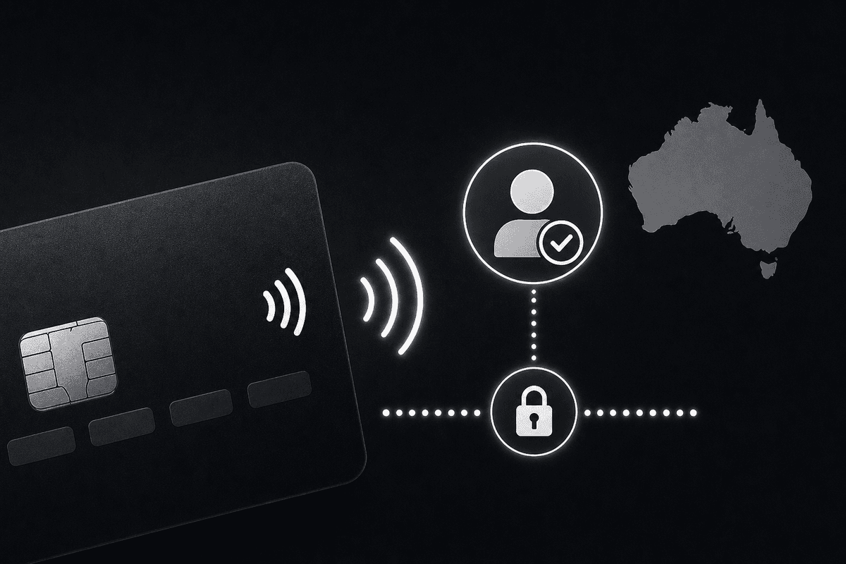 Security-focused illustration of payment and age verification interaction.