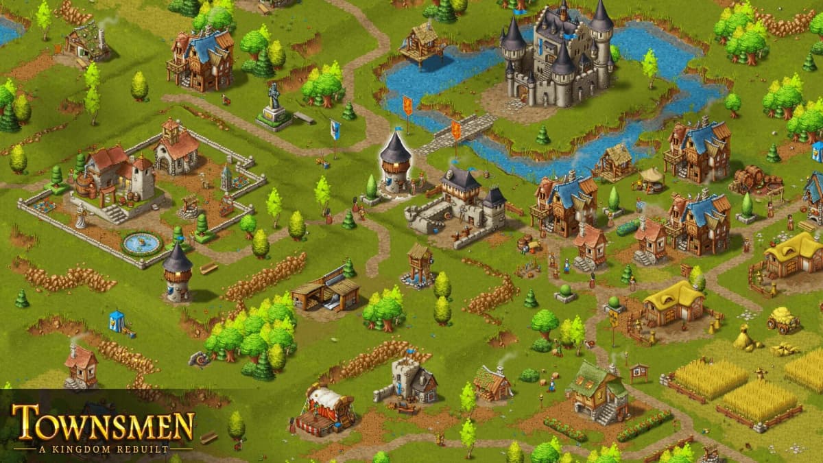 Screenshot from Townsmen: A Kingdom Rebuilt