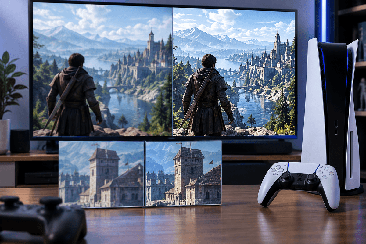 QSSR vs PSSR sur PS5 Pro : différences et tests de qualité d’image