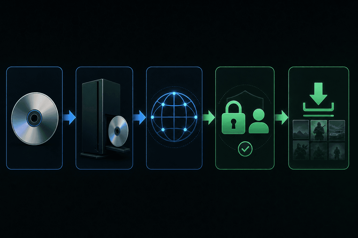 End-to-end Disc-to-Digital workflow from disc to tied digital license.