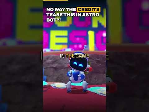 Astro Bot's Credits Thank Games That Aren't Even In It 📜 #Shorts