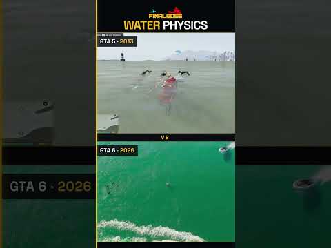 GTA 5 vs GTA 6 — Water Physics, 13 Years Apart