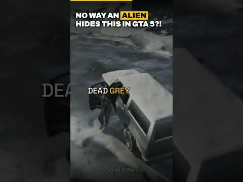 There's a Frozen Alien Under the Ice in GTA 5's Prologue 👽 #Shorts
