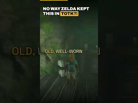 Zelda Kept Link's Old Hair Band in TOTK 🎀 #Shorts