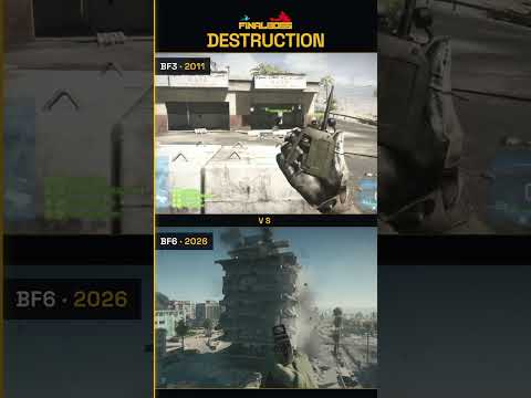 BF3 vs BF6 - Destruction, 15 Years Apart