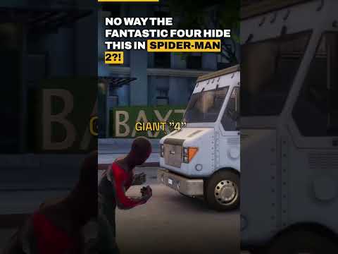 The Fantastic Four Are Teased in Spider-Man 2 🏢 #Shorts